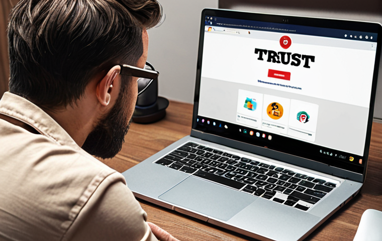 **Prompt 1: Authentic Online Presence. A professional, approachable individual working on a laptop, surrounded by digital marketing tools and a personalized brand logo. Emphasis on trust and connection.**